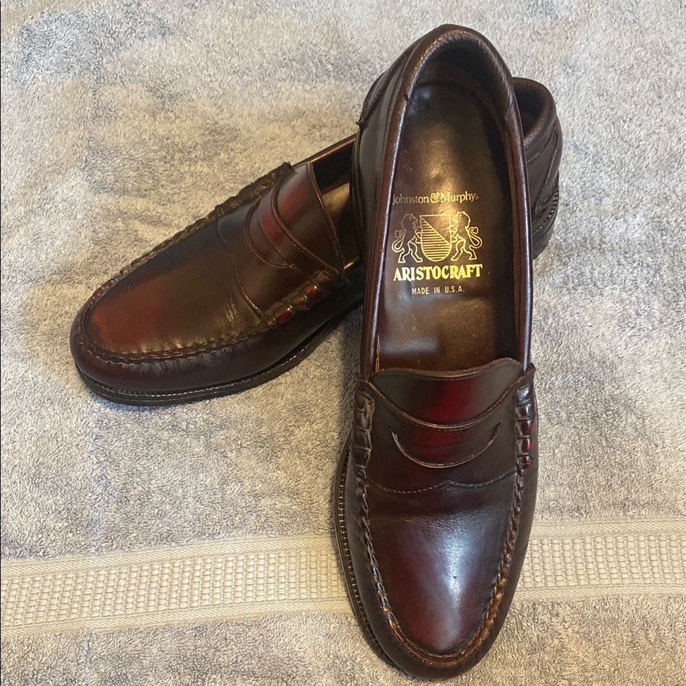 Johnston & Murphy Aristocraft Men's Brown Loafers 🇺🇸